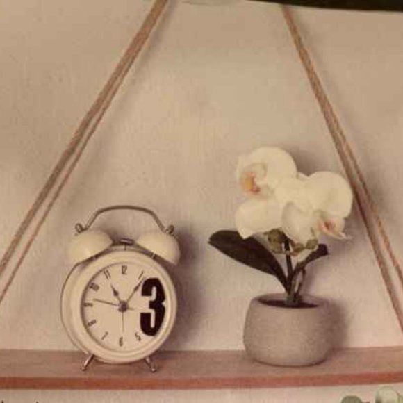 Set of 4 Wall Shelf Hanging Rope Shelf Wooden Floating Shelf New and Sealed - Picture 7 of 9